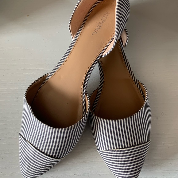 Merona Shoes - Merona pinstripe flats, size 8